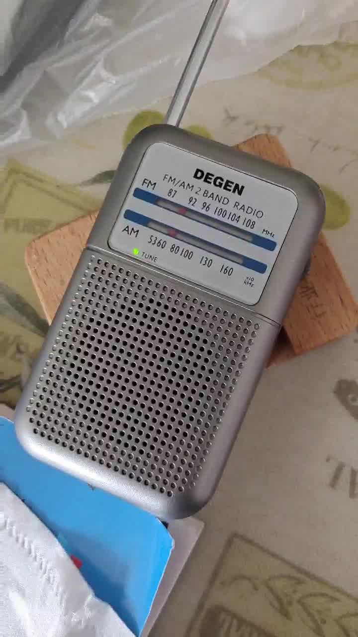 德劲degende333调频调幅二波段收音机本款