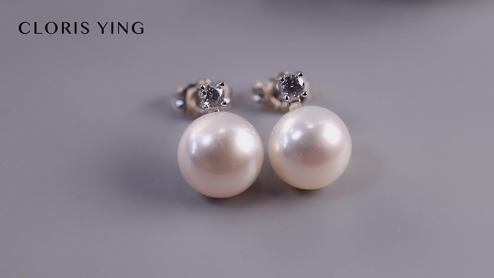 情人节礼物clorisying王妃款淡水珍珠项链单珠锁骨链耳饰套装配s925银