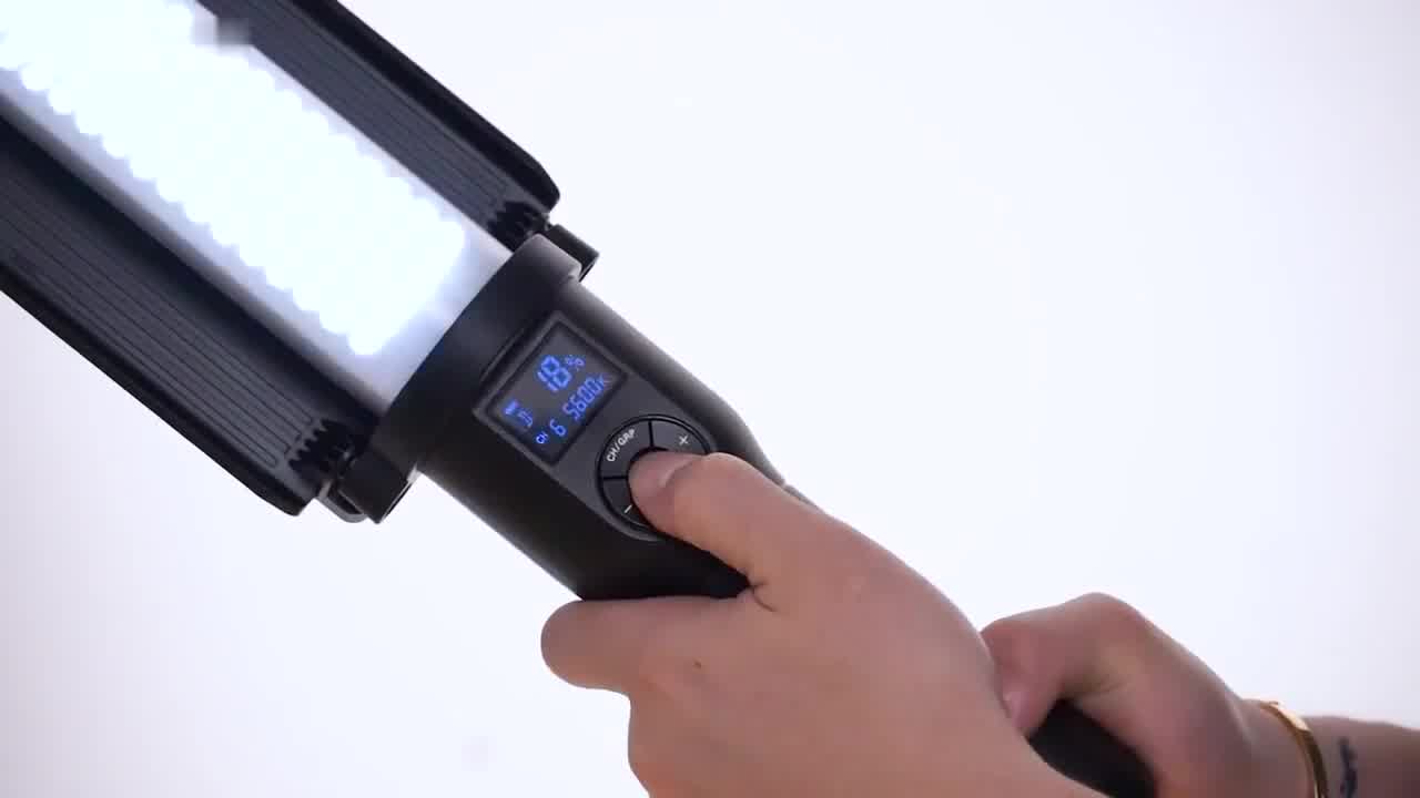 神牛补光灯手持led补光棒lc500冰灯lc500rgb全彩音乐摄影棒人像外拍