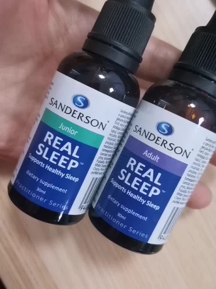 新西兰进口sanderson青少年睡眠滴剂改善睡眠质量入睡困难睡醒频繁