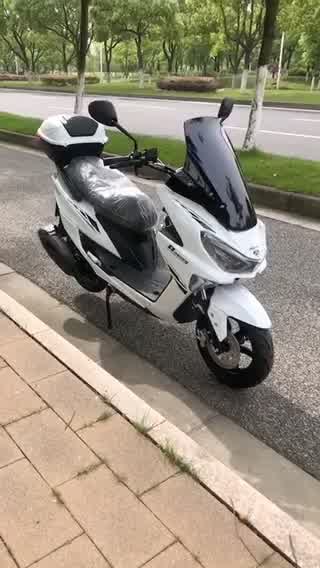 劲力 全新国四电喷益阳金城宏图狮王踏板摩托车150cc燃油车男女式省油