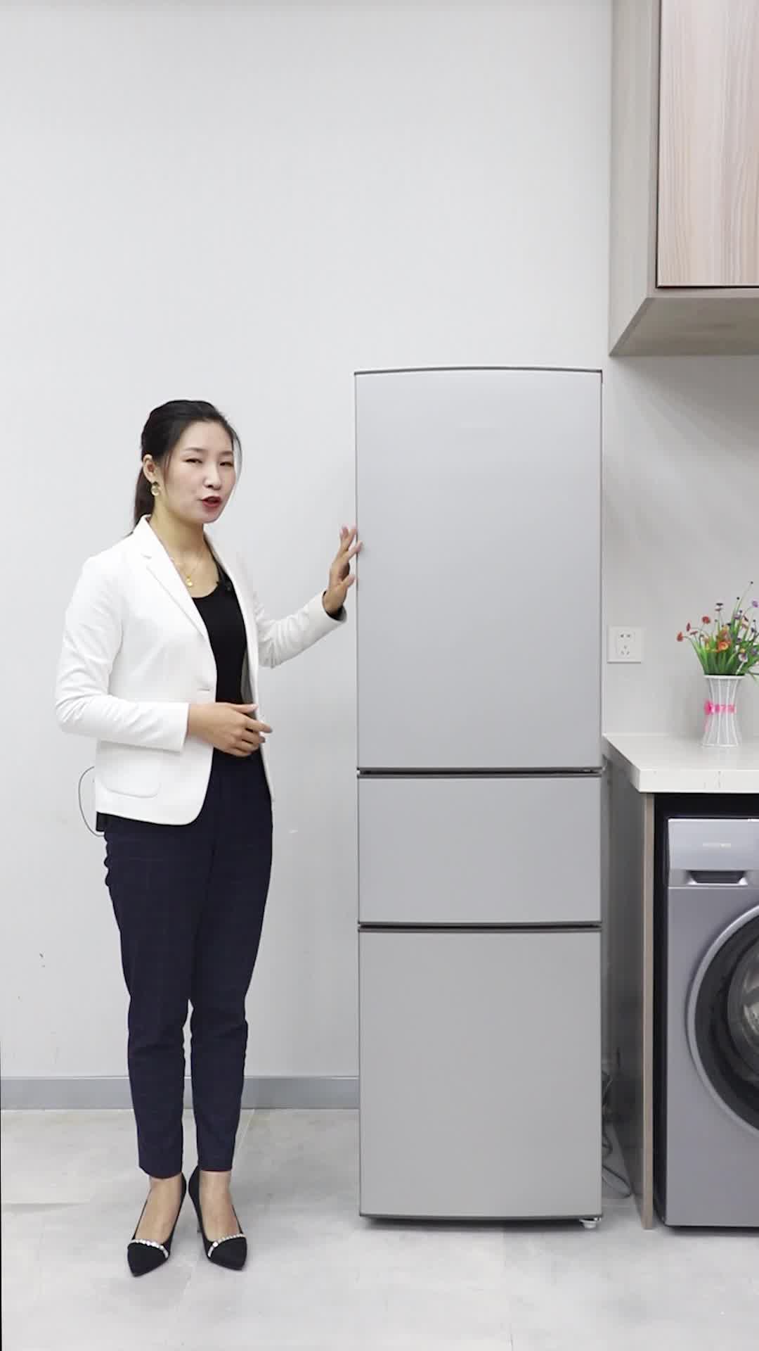 【容声bcd-205d11n】容声(ronshen)205升三门小冰箱中门软冷冻三温区