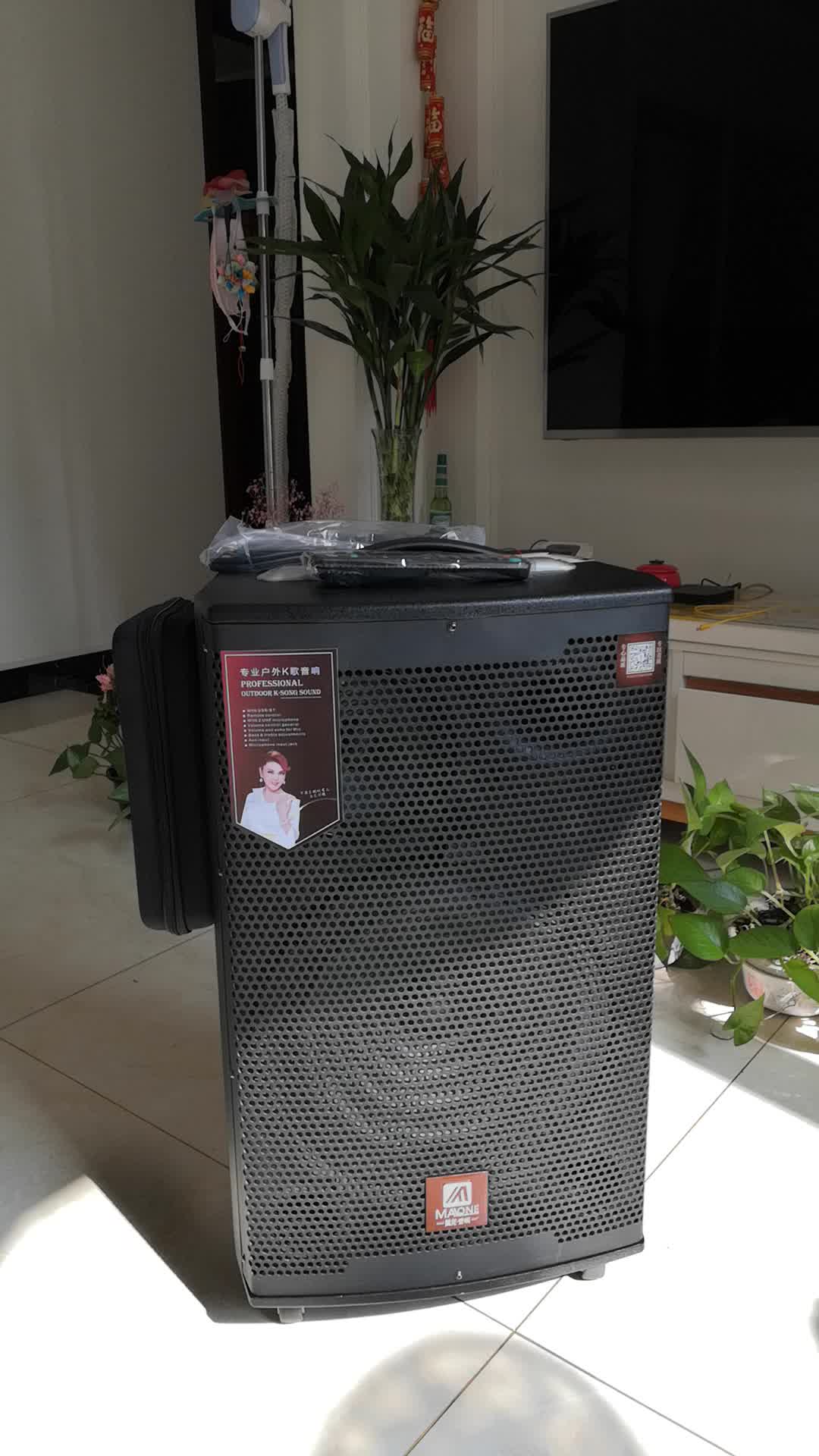 曼龙malone户外直播k歌便携式拉杆音响大功率专业带声卡话筒广场跳舞