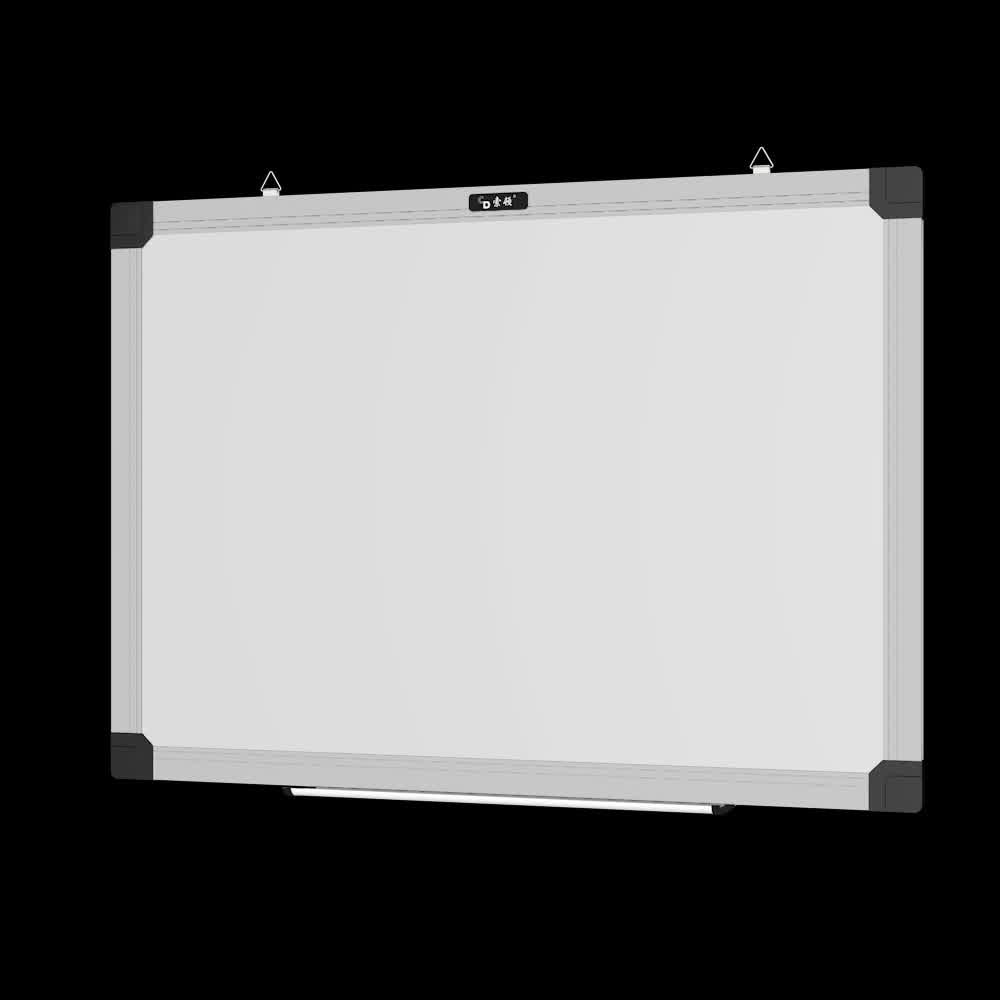 索顿90*120cm平边挂式白板办公会议磁性挂墙白板涂鸦记事绘画书写板