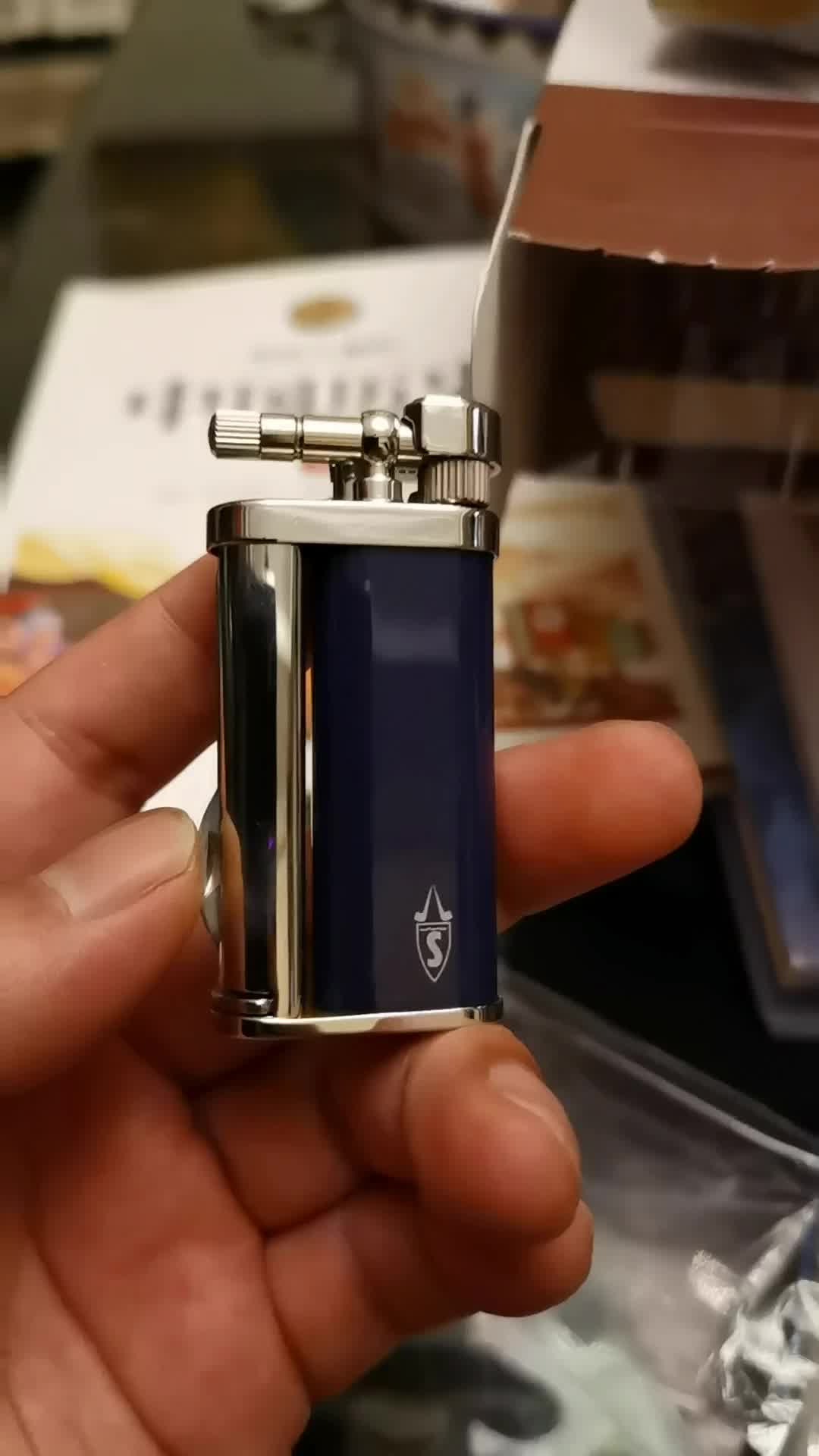 【烟斗专用】沙芬savinelli进口烟斗打火机气体打火机无遮挡火苗点烟