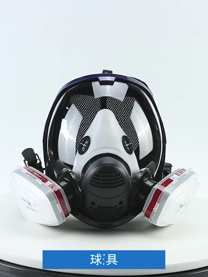 防毒面具全面罩 化工毒气全脸消防农药防工业粉尘生化防毒面罩防雾霾