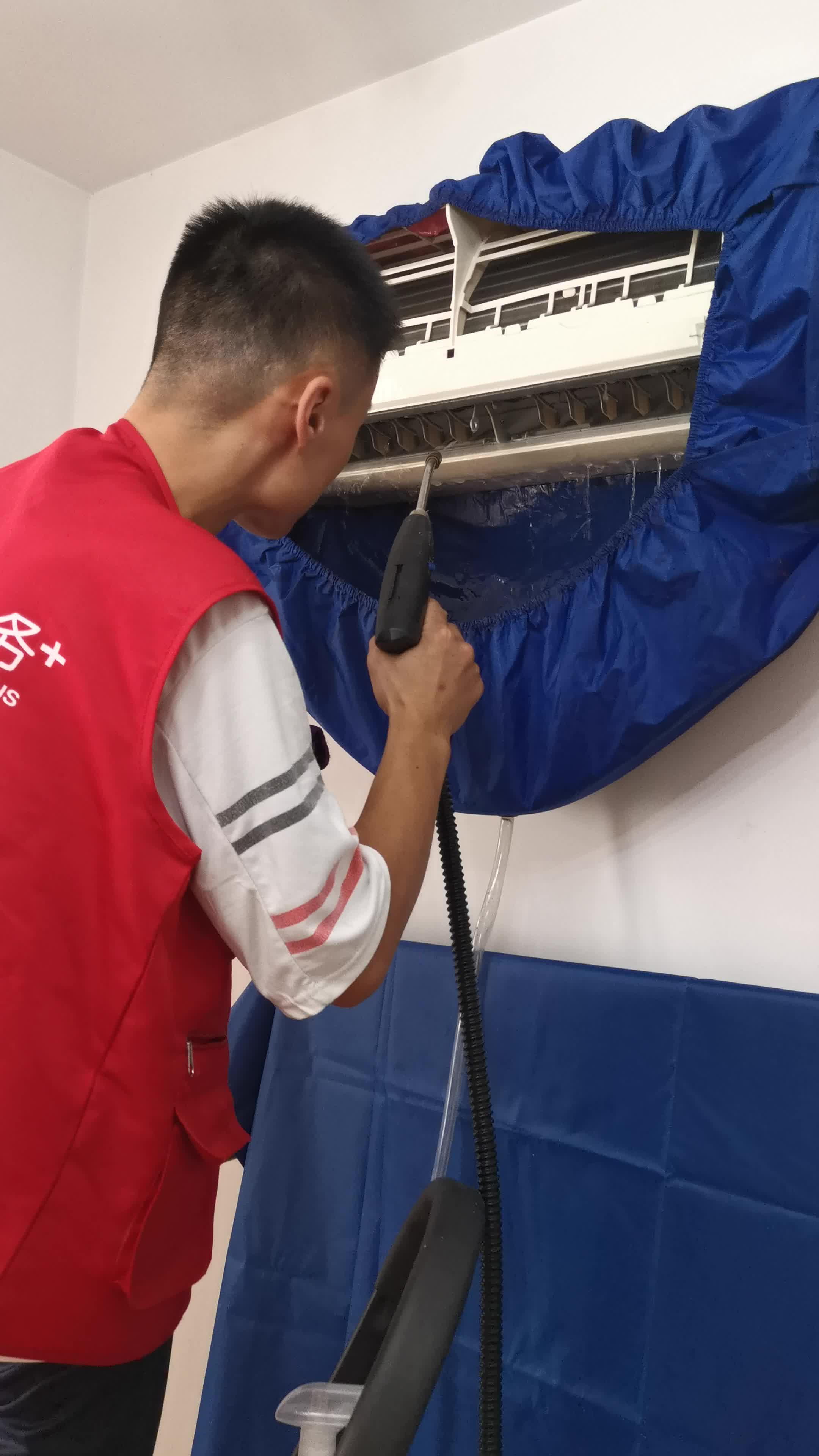 【京东家电套装(2台空调挂机)上门清洗服务】空调挂机*2全拆洗 家电
