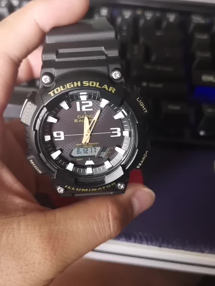 卡西欧(casio)手表简约休闲石英指针皮带手表mtp-1183q-7a【行  