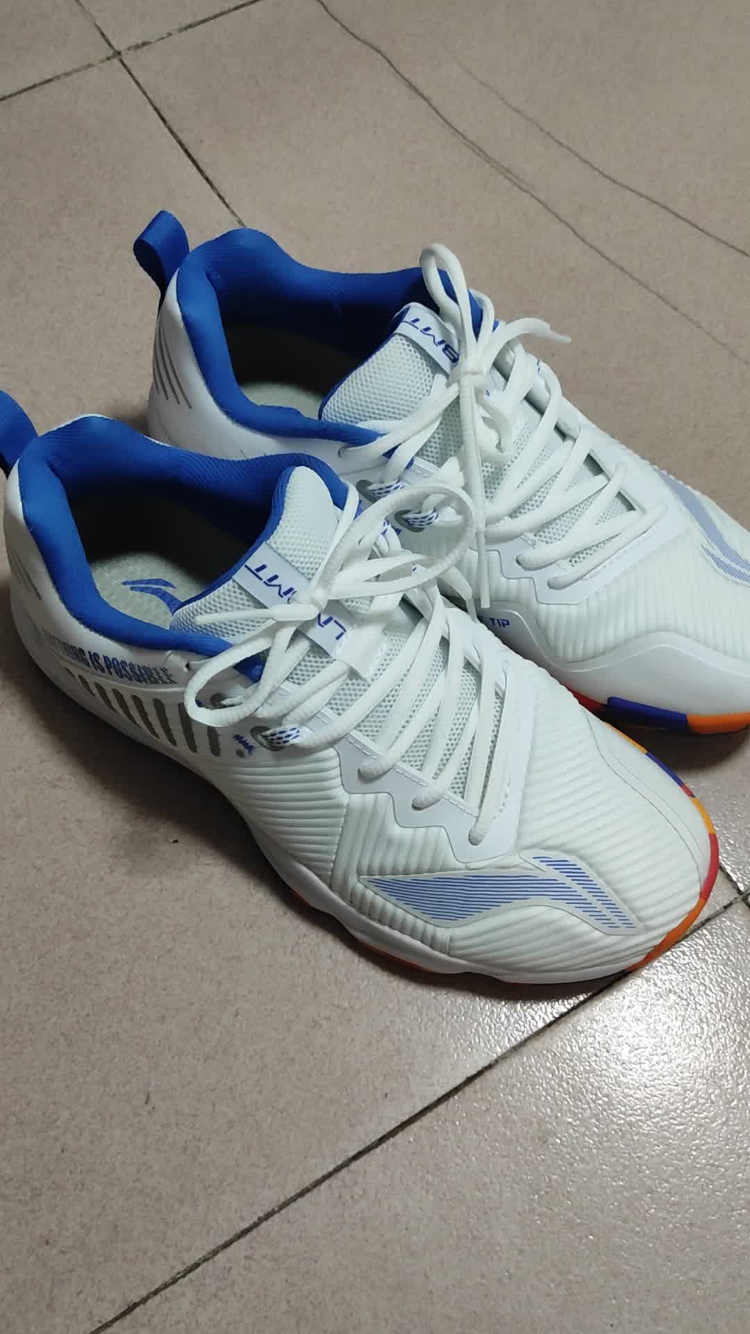 李宁变色龙ranger40td男鞋羽毛球专业比赛鞋男子低帮耐磨运动鞋aytp