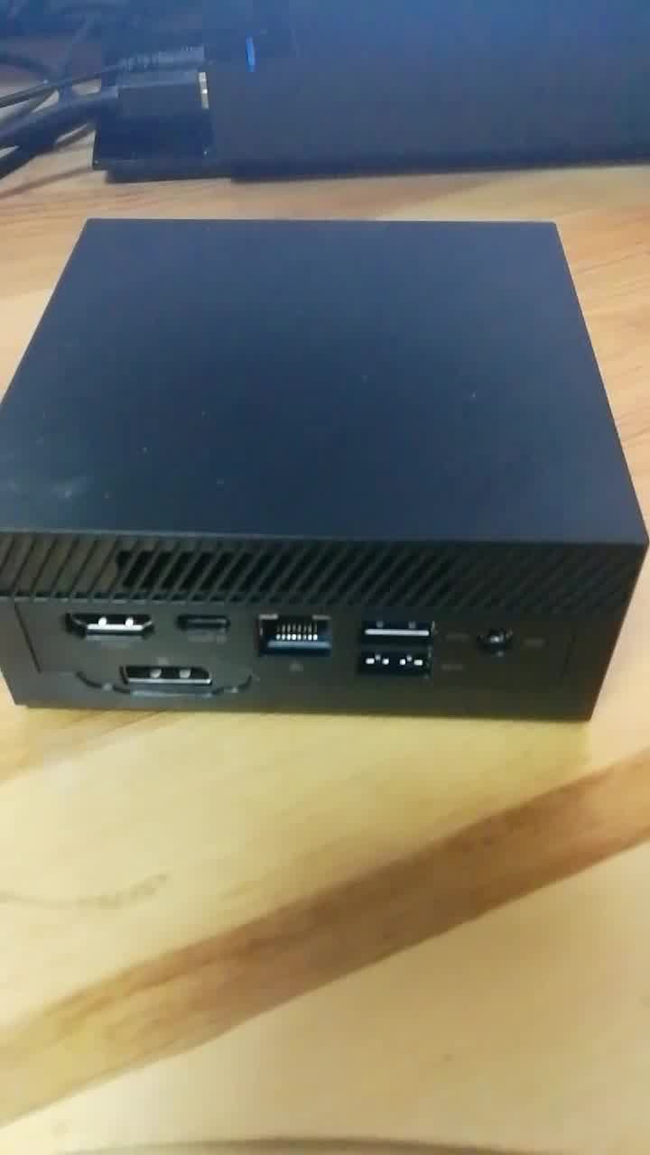 华硕asuspn40商用办公家用教育mini台式机电脑主机intelj400564gssd4g