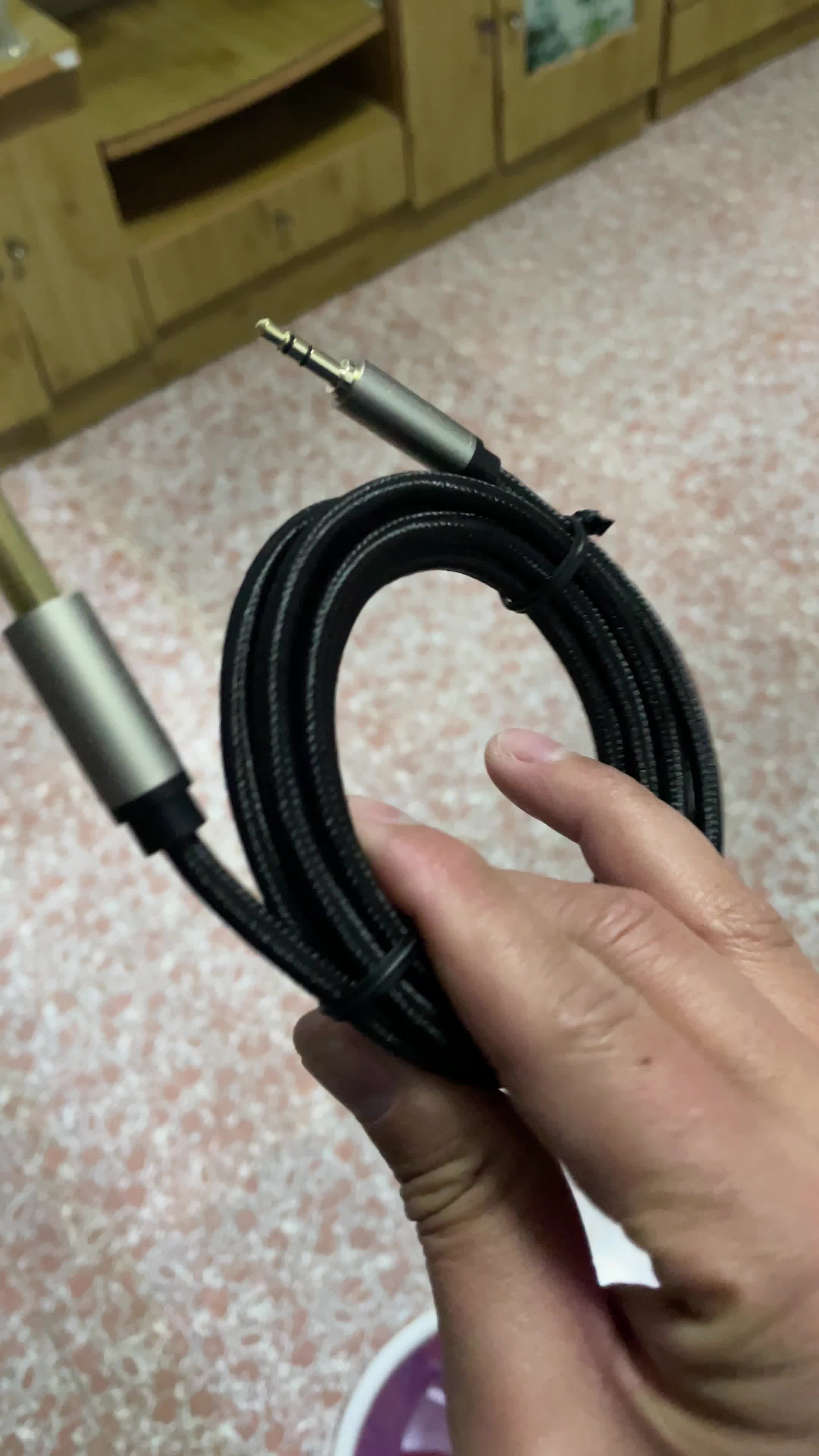 绿联6.5mm音频线 6.35大二芯公对公连接线对录线 音箱功放麦克风电吉