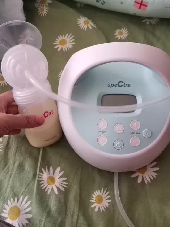 韩国spectra贝瑞克电动吸奶器s1可充电单双边吸乳器按摩刺激奶阵 双边