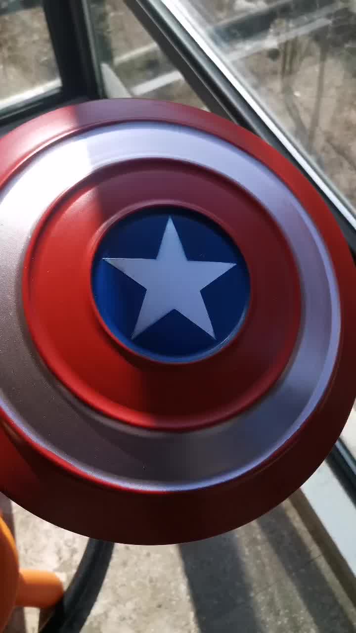 美国队长盾牌全金属美国队长圆盾牌1比1电影版漫威复仇者联盟装饰生日