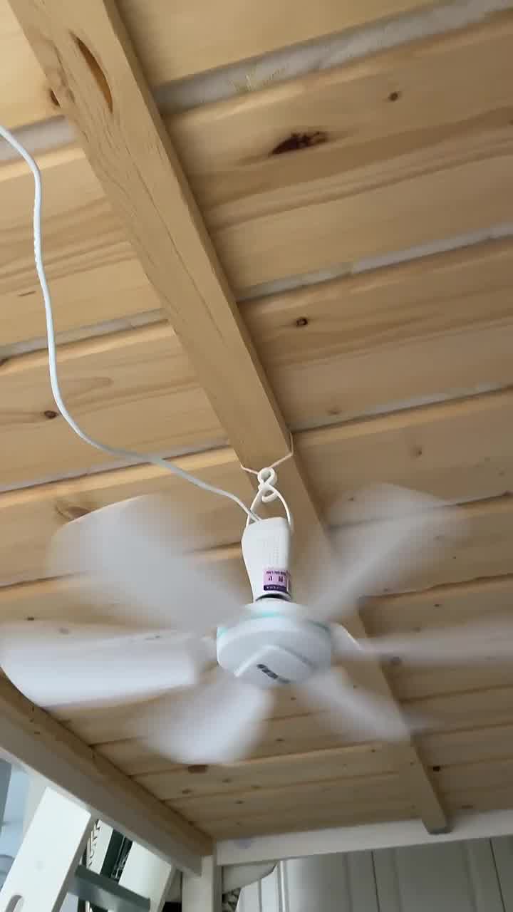 美菱meiling小吊扇小型宿舍学生蚊帐电风扇床上家用轻音大风力迷你