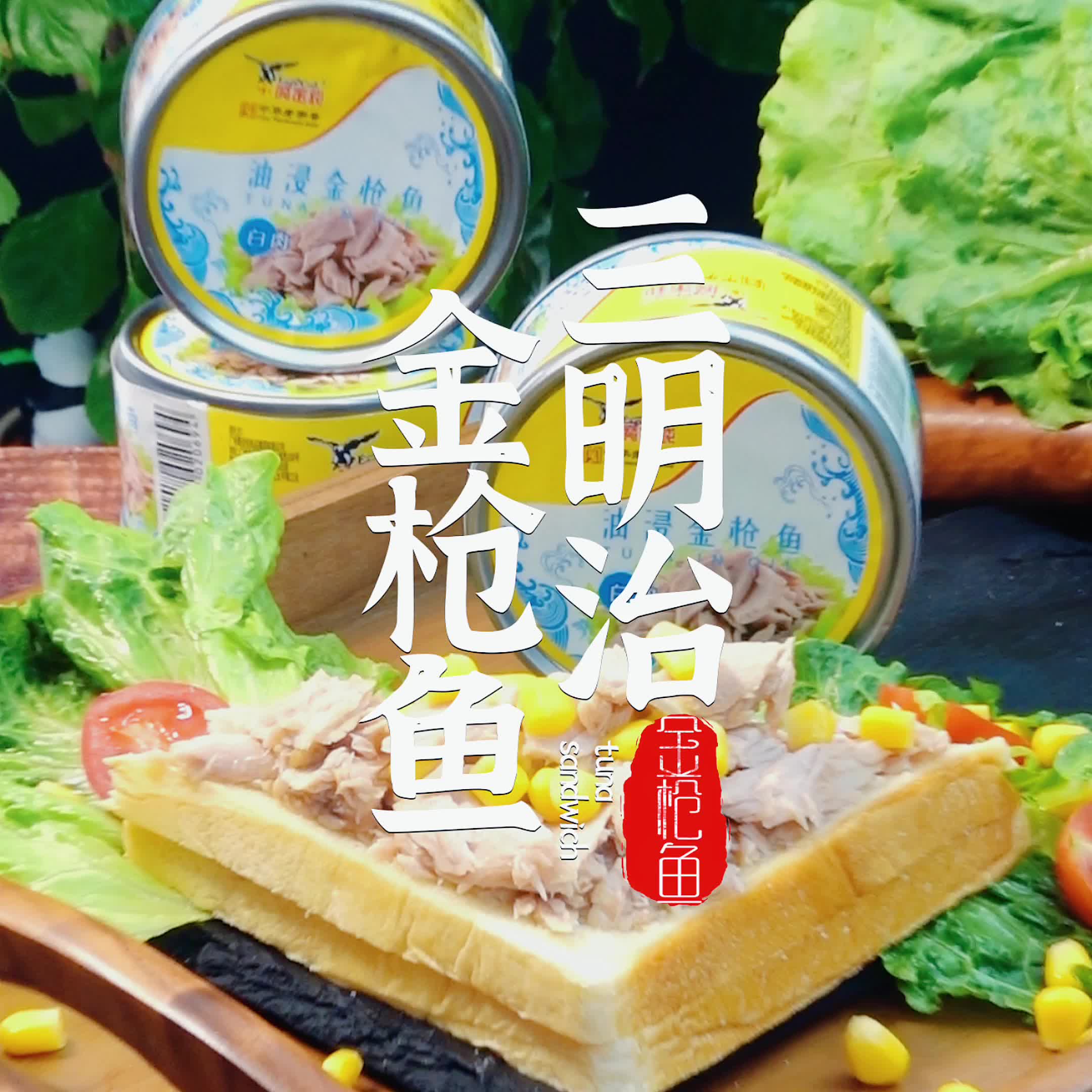 鹰金钱油浸金枪鱼罐头185克罐中华老字号