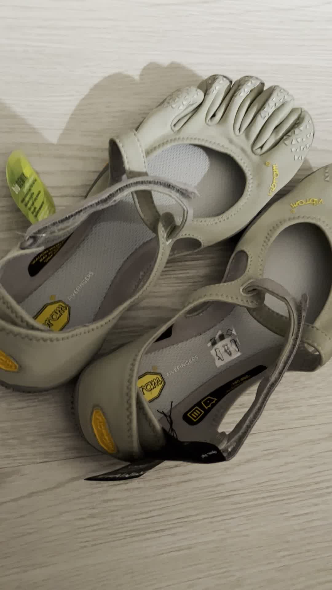 vibram五指鞋女 室内健身训练瑜伽舞蹈鞋普拉提五趾鞋便携赤足透气网