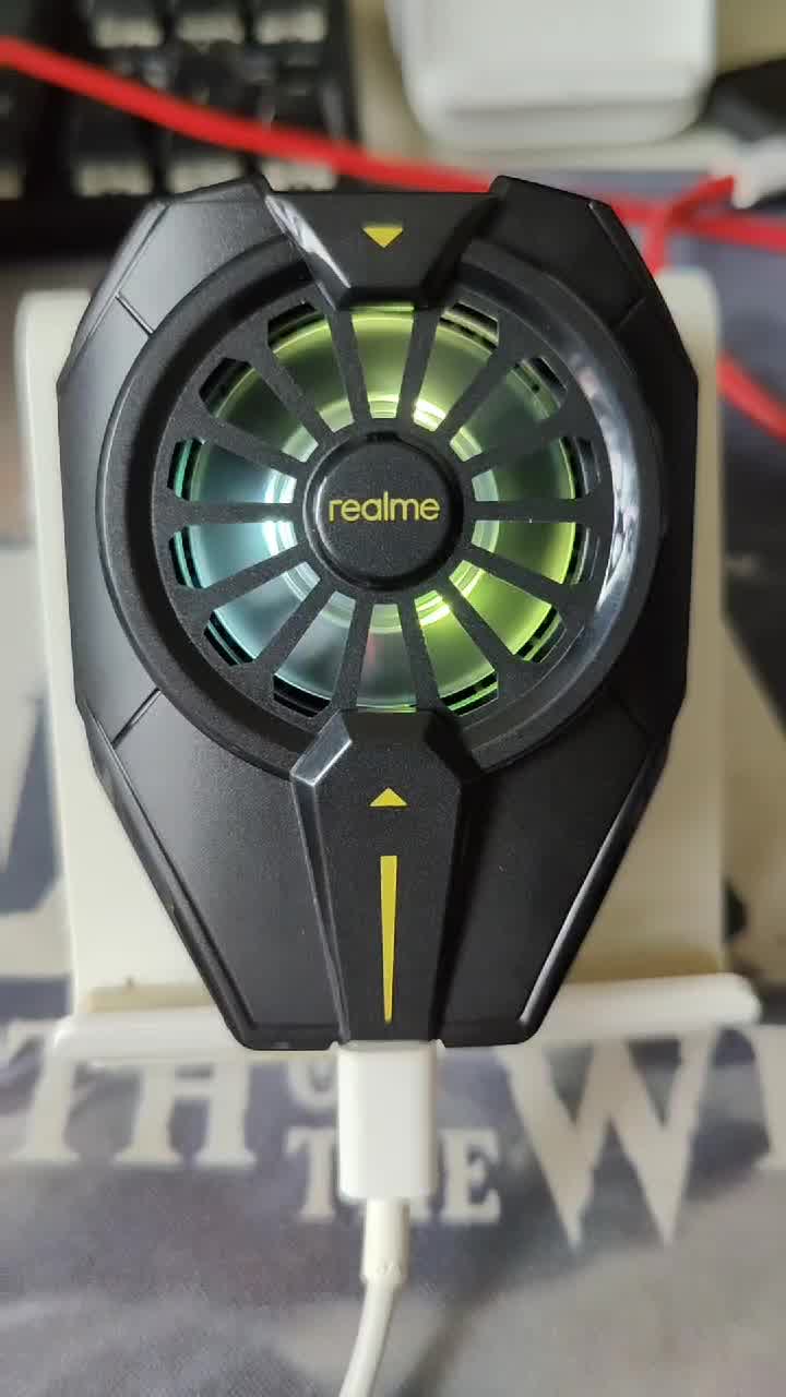 realme真我酷冷散热背夹neo游戏背夹科技降温兼容多型号手机黑色