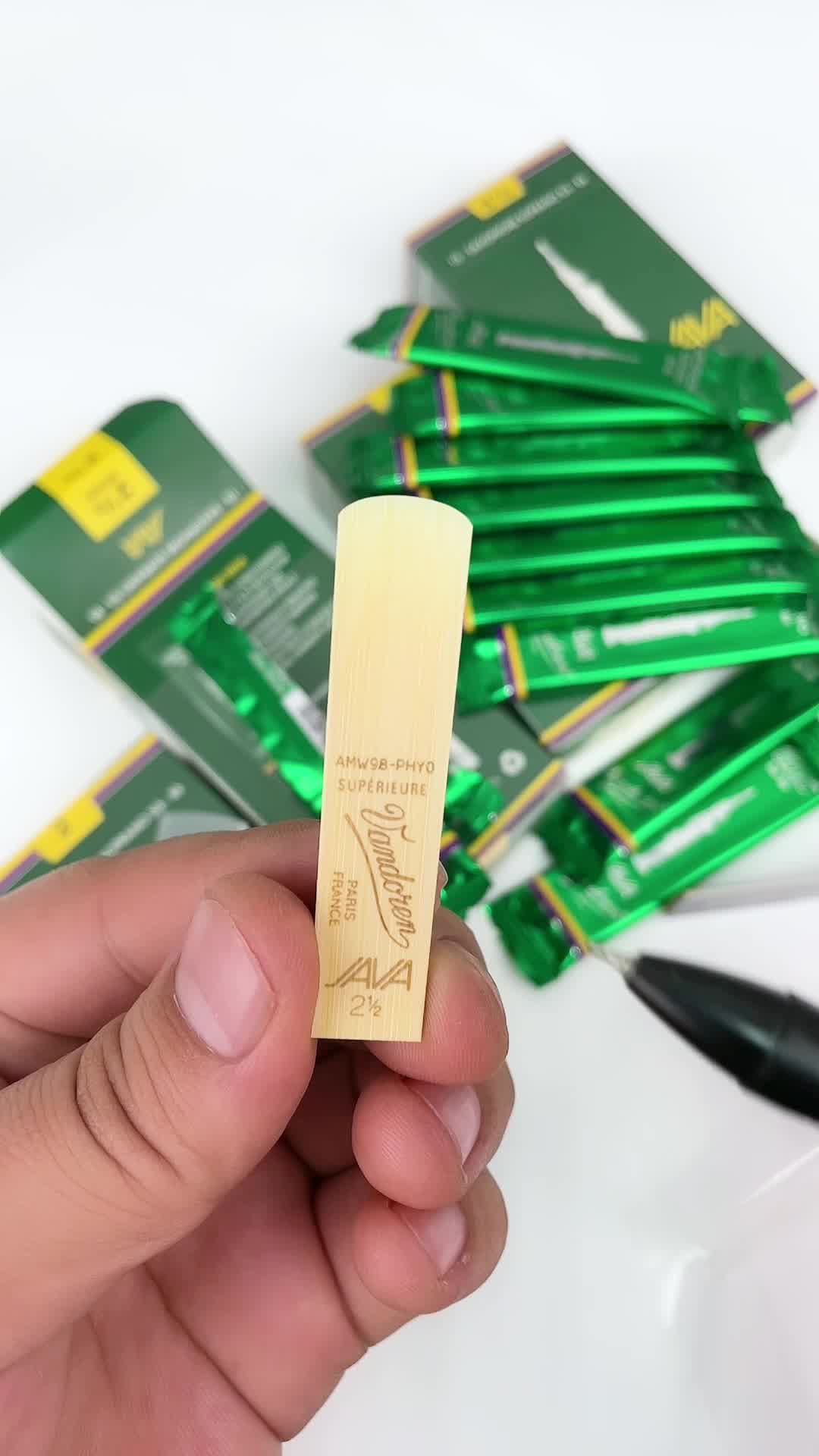 弯德林vandoren法国进口高音萨克斯哨片java绿盒降b弯得林流行爵士30