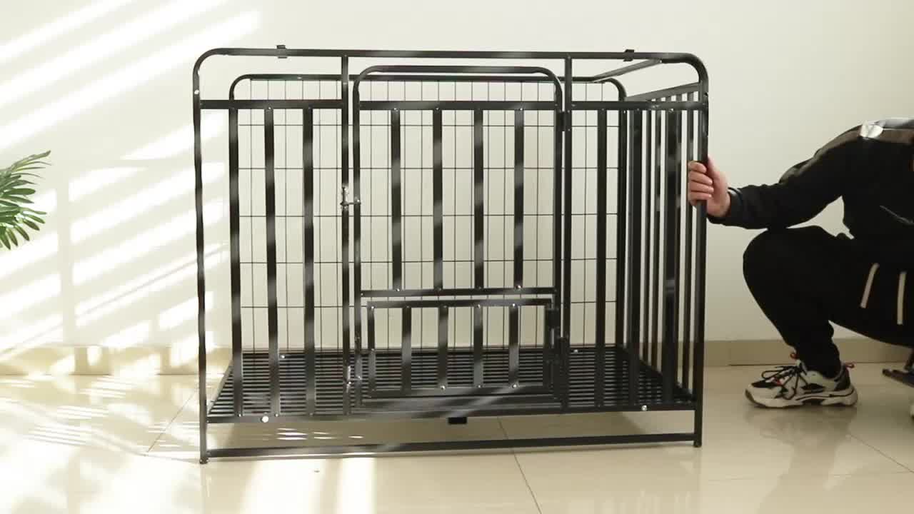 升级全管加强送货上门狗笼中型犬大型犬狗笼子宠物狗狗笼子狗屋金毛