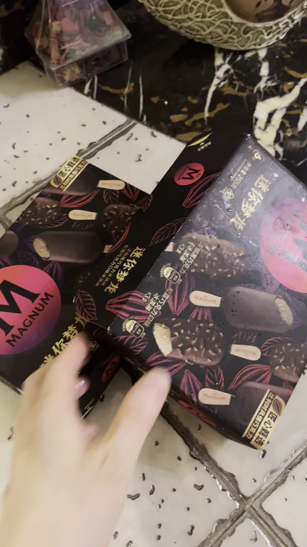 和路雪 迷你梦龙 香草口味 白巧克力坚果口味 42gx3支 42gx3支装