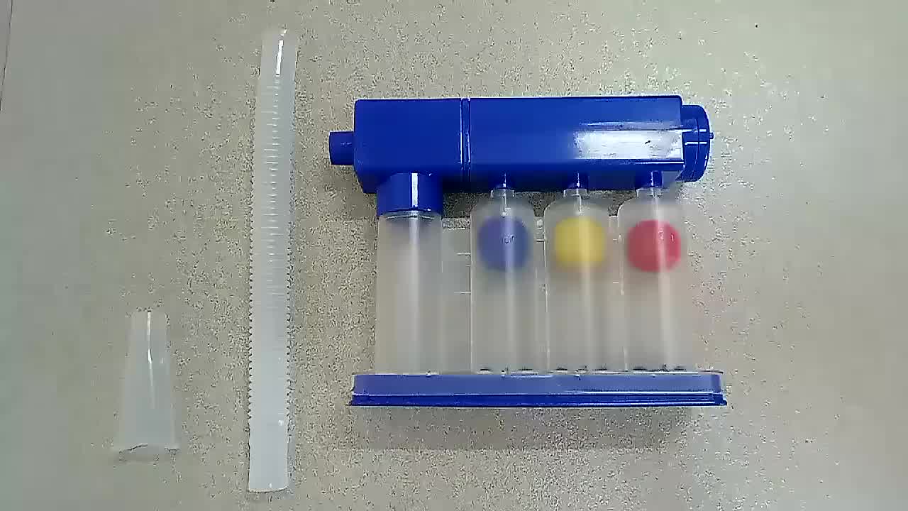 安苎 呼吸训练器医用肺功能肺活量训练器儿童成人家用阻力锻练器吹吸