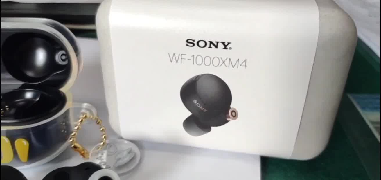 索尼（SONY）WF-1000XM4 真无线蓝牙降噪耳机降噪豆触控面板蓝牙5.2 