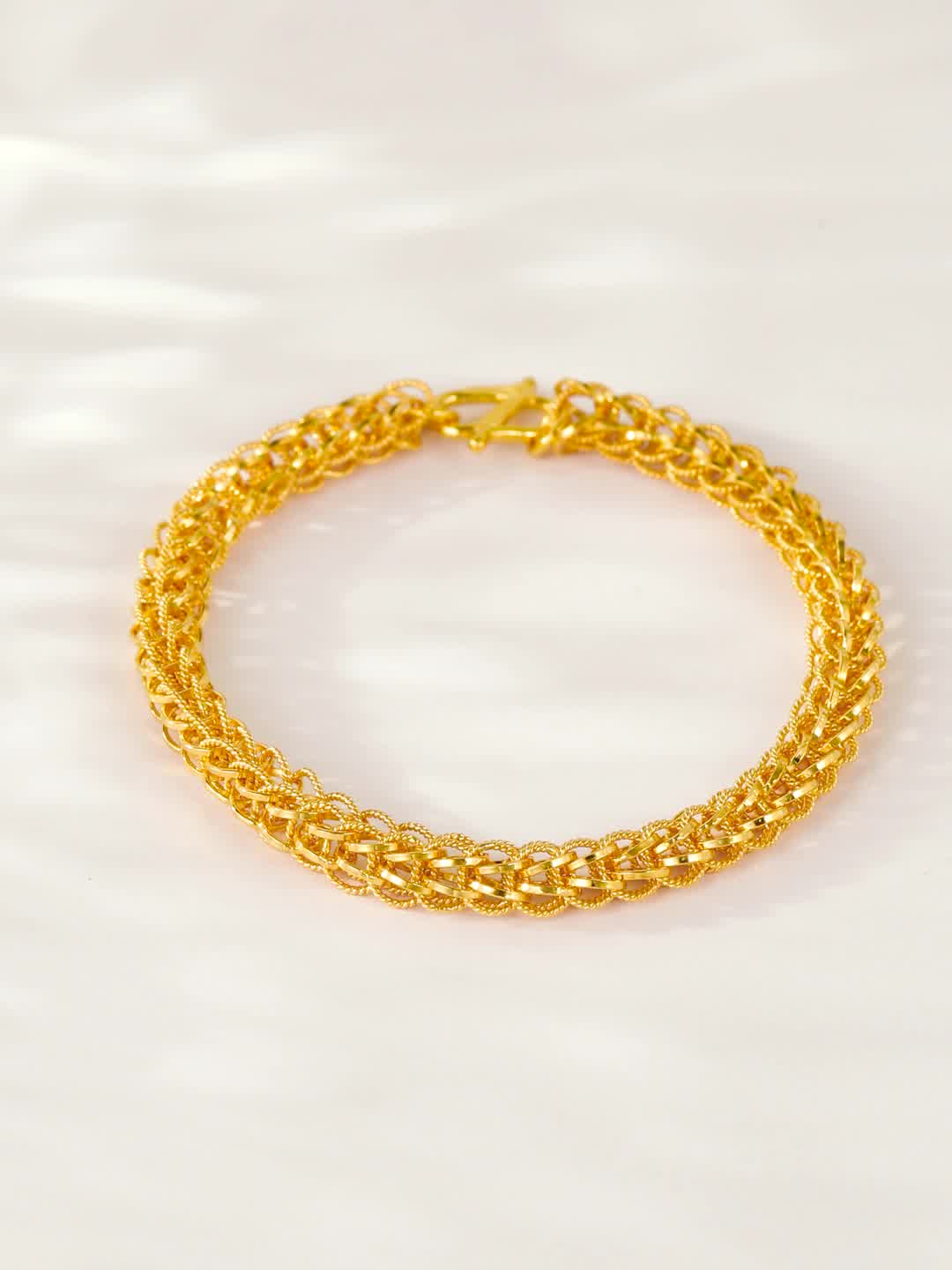 赛菲尔 黄金手链女足金999.